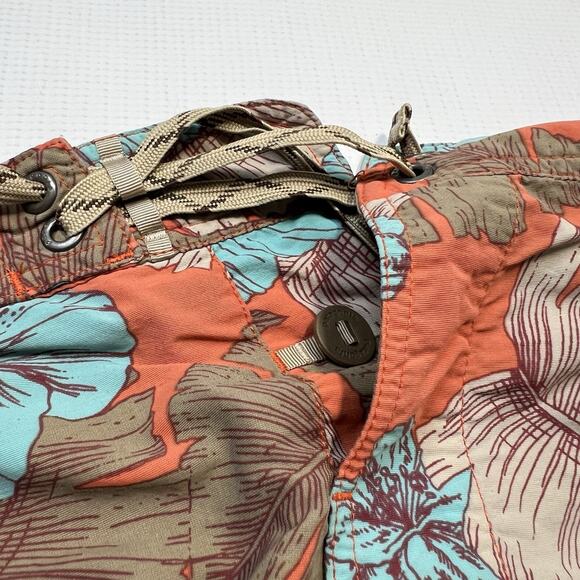 Patagonia Men’s Wavefarer Striped Board Shorts Size 35 Brown Orange Hawaiian - Picture 9 of 12